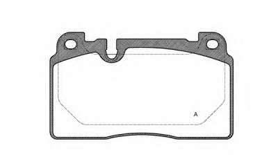 OPEN PARTS bpa152700 -  Комплект тормозных колодок, дисковый тормоз